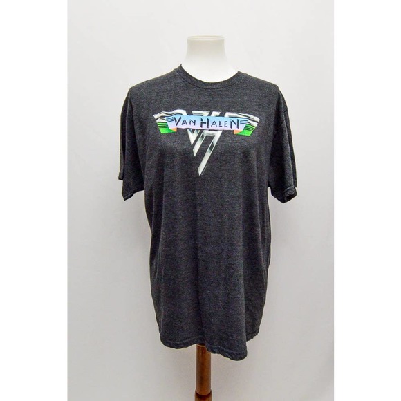 Unisex Van Halen t shirt gray blue green L+ - Picture 1 of 4